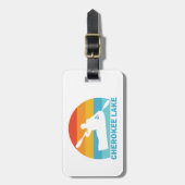 Cherokee Lake Tennessee Kayak Gepäckanhänger (Vorderseite vertikal)