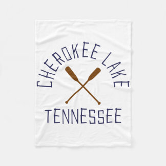 Cherokee Lake Tennessee Outdoors Vintage  Fleecedecke