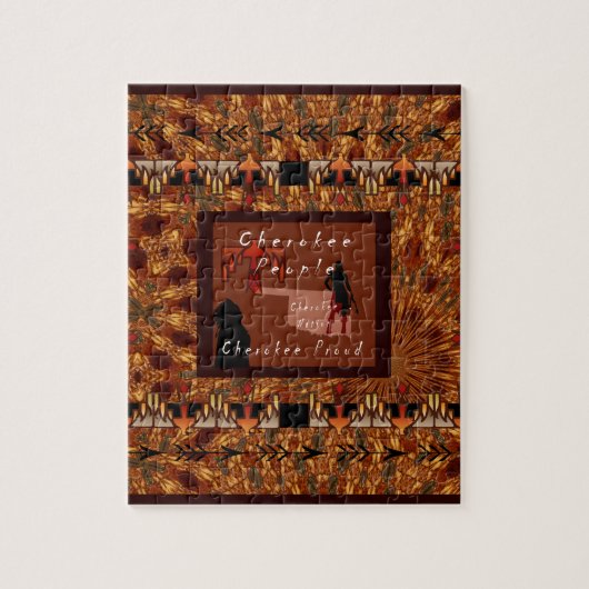 Cherokee Leute Puzzle (Vertikal)