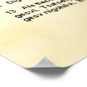 Cherokee Lord's Gebet Poster (Ecke)