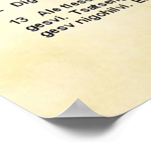 Cherokee Lord's Gebet Poster (Ecke)