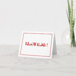 Cherokee Merry Christmas Card Feiertagskarte