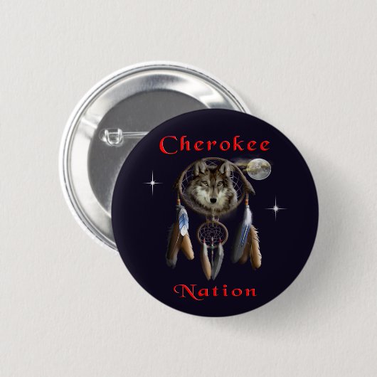 Cherokee-Nation Button (Vorne & Hinten)