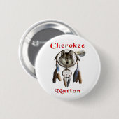 Cherokee-Nation Button (Vorne & Hinten)