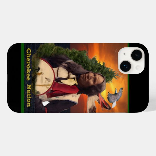 Cherokee Nation Case-Mate iPhone Hülle (Rückseite (Horizontal))