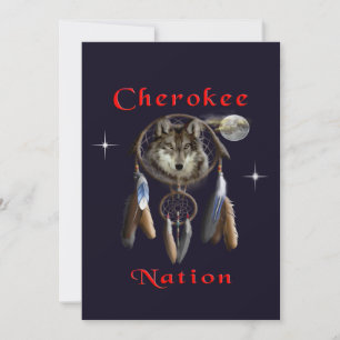 Cherokee-Nation Dankeskarte