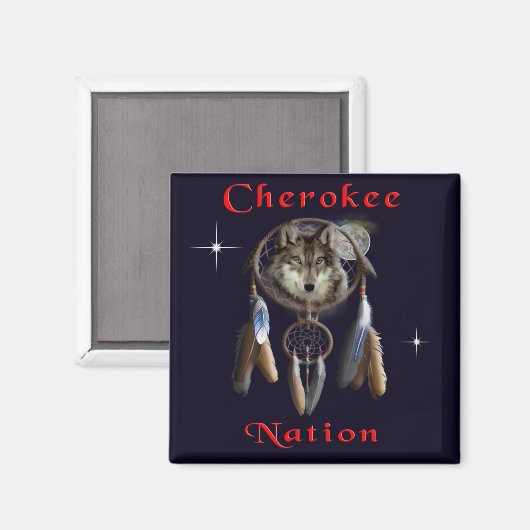 Cherokee-Nation Magnet (Vorderseite/Rückseite)