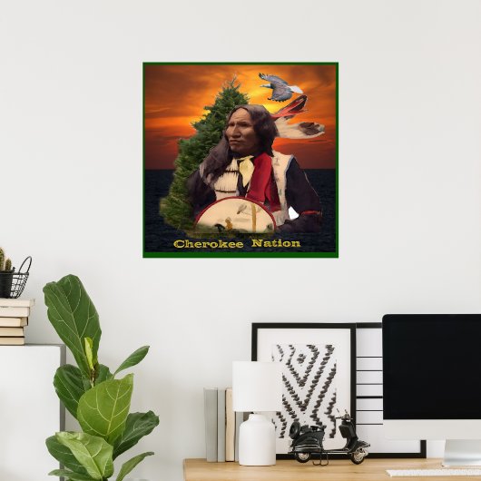 Cherokee Nation Poster (Heimbüro)