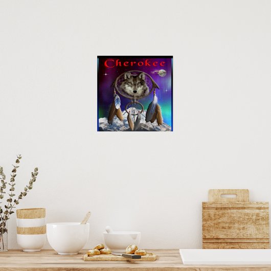 Cherokee-Nation Poster (Küche)