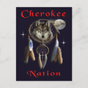 Cherokee-Nation Postkarte