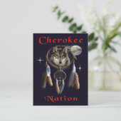Cherokee-Nation Postkarte (Stehend Vorderseite)