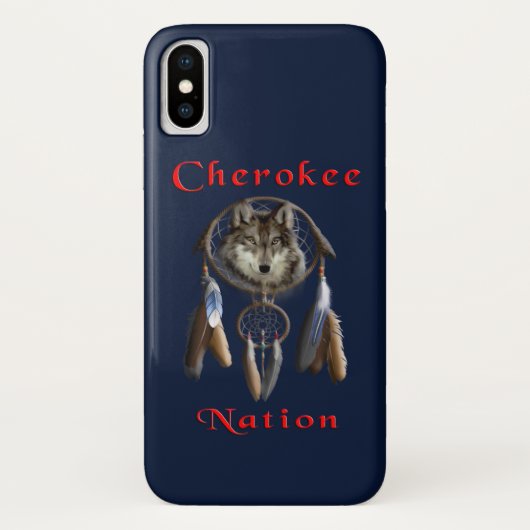 Cherokee Nation Telefongehäuse Case-Mate iPhone Hülle (Rückseite)