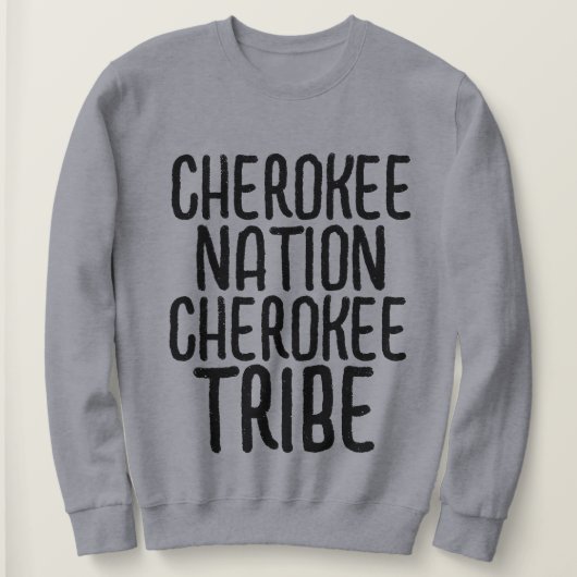 CHEROKEE NATION VINTAGE T - SHIRT SWEATSHIRTS (Design vorne)