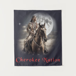 Cherokee-Nation Wandteppich