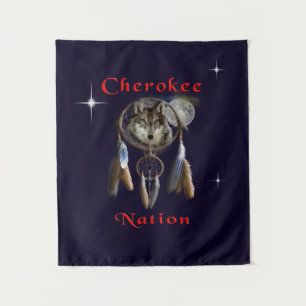 Cherokee-Nation Wandteppich