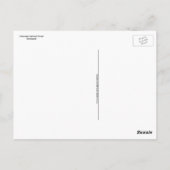 Cherokee National Forest Schild im Herbst in Tenne Postkarte (Rückseite)