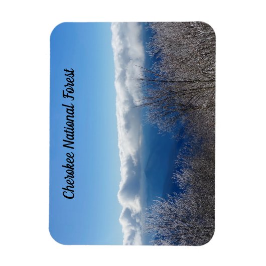 Cherokee National Forest Snow Magnet (Vertikal)