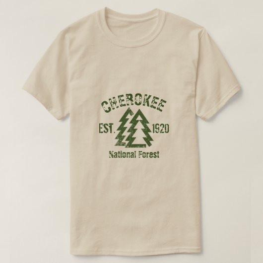 Cherokee National Forest T - Shirt (Design vorne)