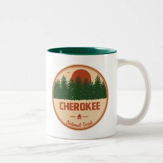 Cherokee National Forest Zweifarbige Tasse (Rechts)