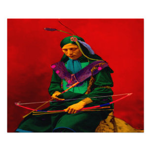 Cherokee Native American Pop Art Fotodruck
