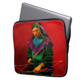 Cherokee Native American Pop Art Laptop Laptopschutzhülle (Vorderseite Links)