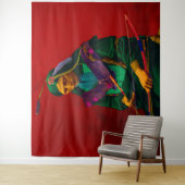 Cherokee Native American Pop Art Wandteppich (Beispiel)