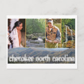 Cherokee NC PostCard Postkarte (Vorderseite)