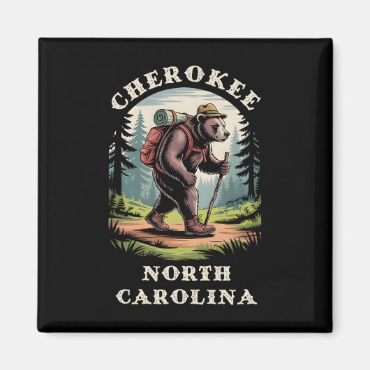 Cherokee North Carolina  Magnet (Vorne)