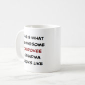 Cherokee Oma, phantastisch Kaffeetasse (Vorderseite Links)