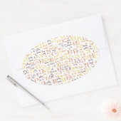 Cherokee Ovaler Aufkleber (Umschlag)