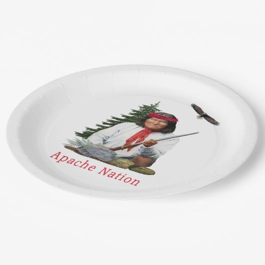 Cherokee Pappteller (Schrägansicht)