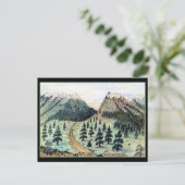 Cherokee Pass Rocky Mountains Postkarte (Stehend Vorderseite)
