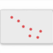 Cherokee Peace Flag, USA Aufkleber (Vorderseite)