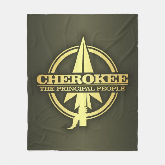 Cherokee (Pfeilspitzen 2) Fleecedecke (Vorderseite)