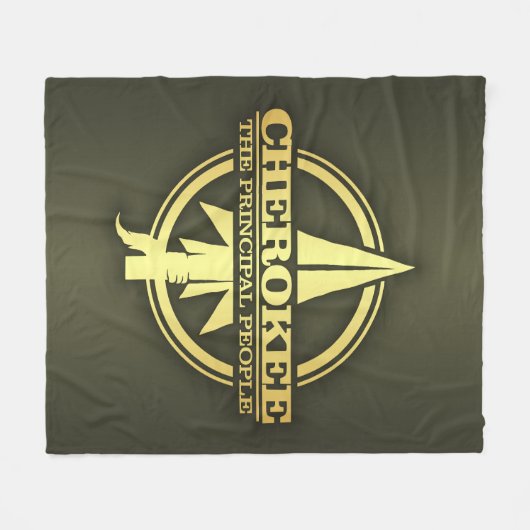 Cherokee (Pfeilspitzen 2) Fleecedecke (Vorderseite (Horizontal))