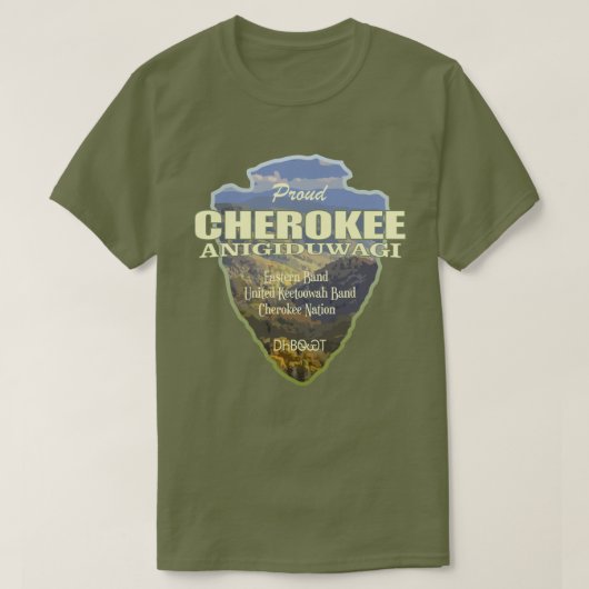 Cherokee (Pfeilspitzen) T-Shirt (Design vorne)