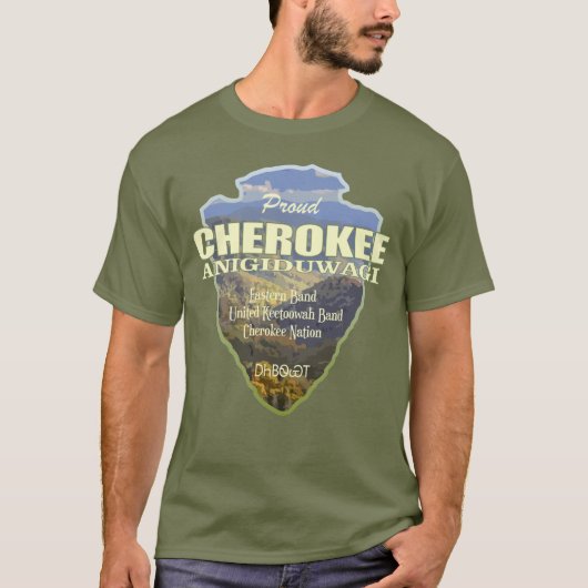 Cherokee (Pfeilspitzen) T-Shirt (Vorderseite)