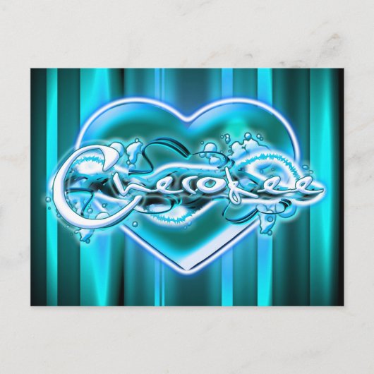 Cherokee Postkarte (Vorderseite)