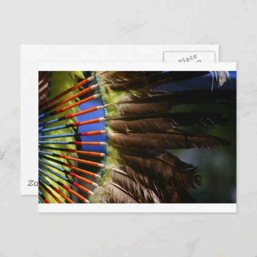 Cherokee Postkarte (Vorne/Hinten)