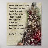 Cherokee Prayer Blessing Poster (Vorne)