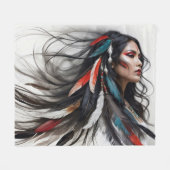 Cherokee Pride 4 Fleecedecke (Vorderseite (Horizontal))