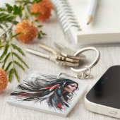 Cherokee Pride 4 Schlüsselanhänger (Vorderseite rechts)