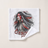 Cherokee Pride Badhandtuch Set (Waschlappen)