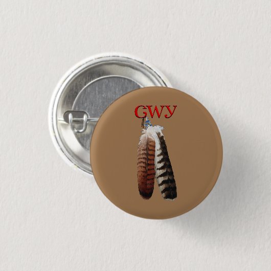 Cherokee Pride Earrings Button (Vorne & Hinten)