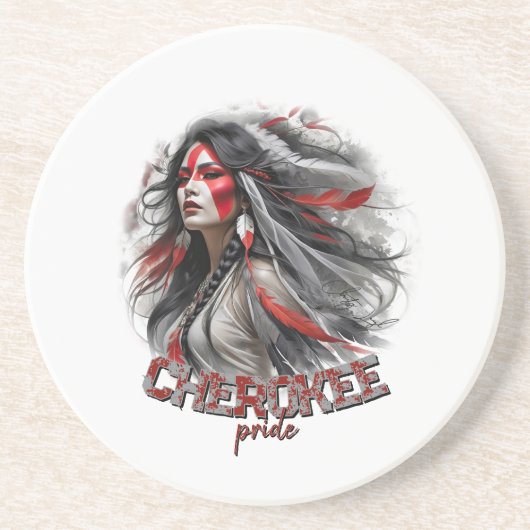 Cherokee Pride Getränkeuntersetzer (Vorne)
