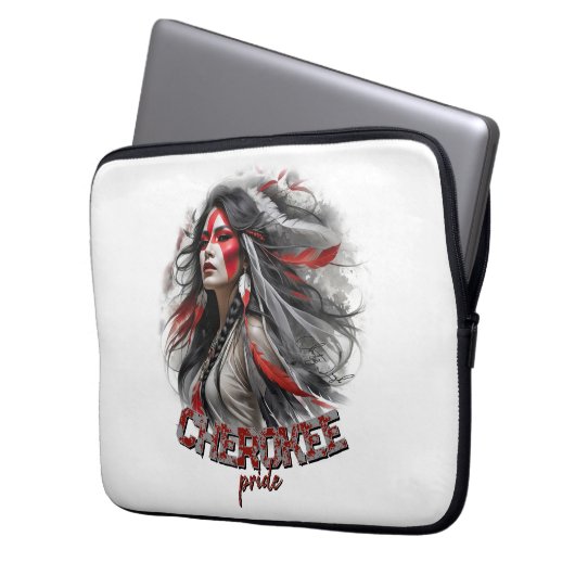 Cherokee Pride Laptopschutzhülle (Vorderseite Links)