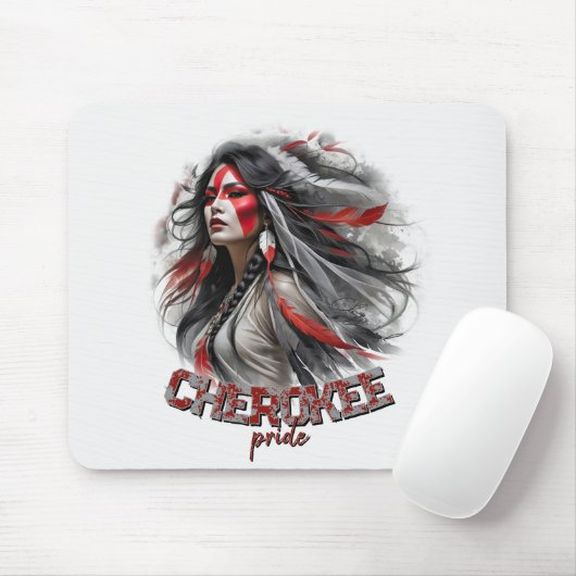 Cherokee Pride Mousepad (Mit Mouse)