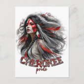 Cherokee Pride Postkarte (Vorderseite)