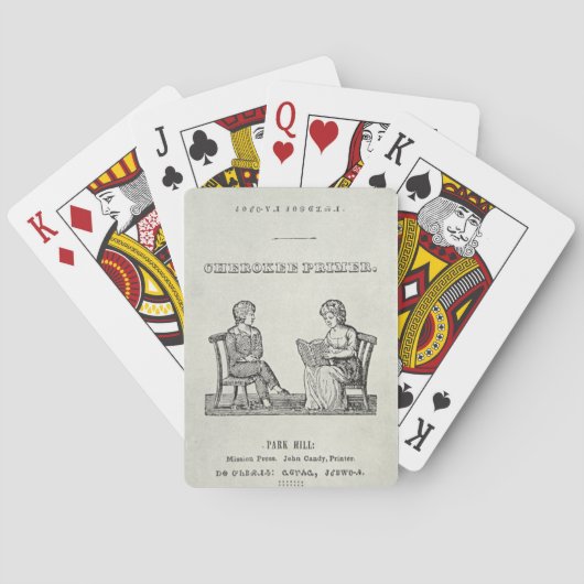 Cherokee Prime, 1845 Spielkarten (Rückseite)