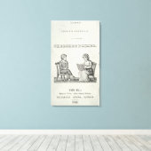 Cherokee Primer, 1845 (Gravieren) Leinwanddruck (Insitu (Holzboden))